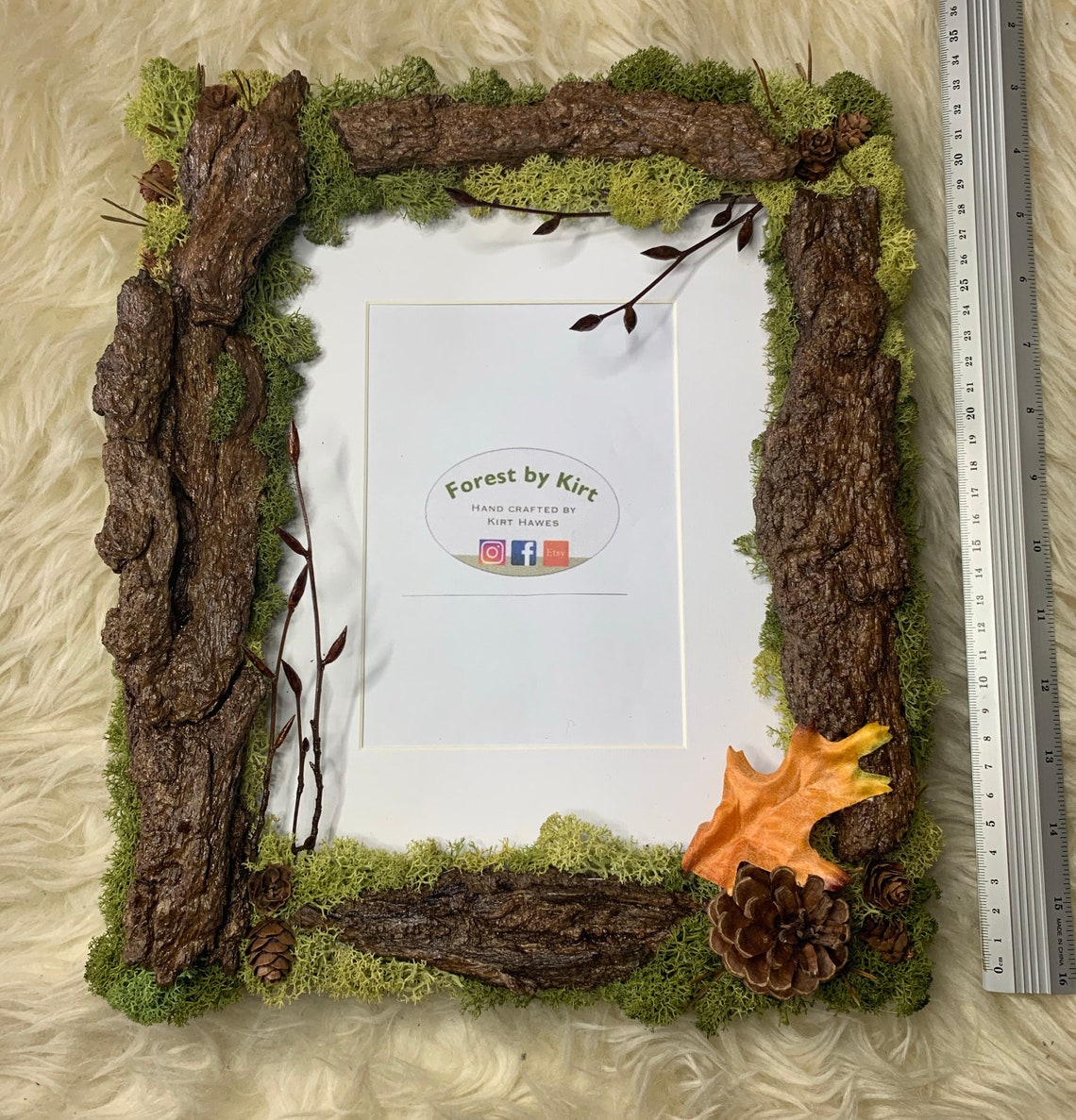 13 Handmade woodland photo frame large Etsy