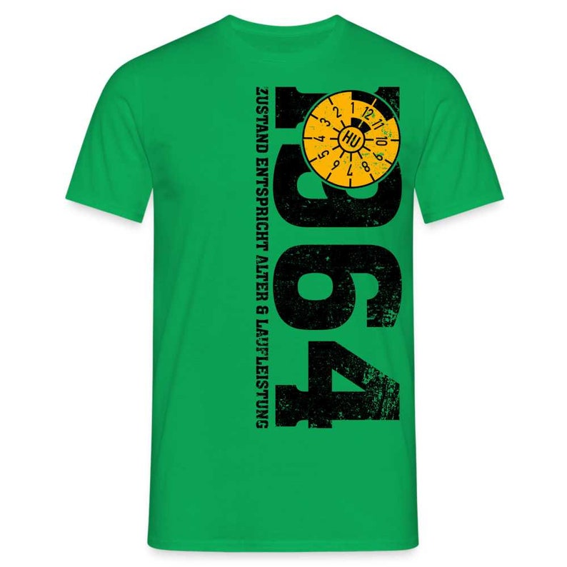 60. Geburtstag 1964 Zustand TÜV Lustiges Mechaniker Geschenk T-Shirt - Kelly Green