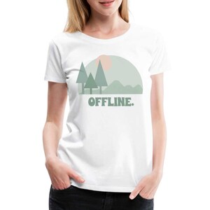 Mountains Nature OFFLINE - Nature lovers and mountain lovers T-shirt