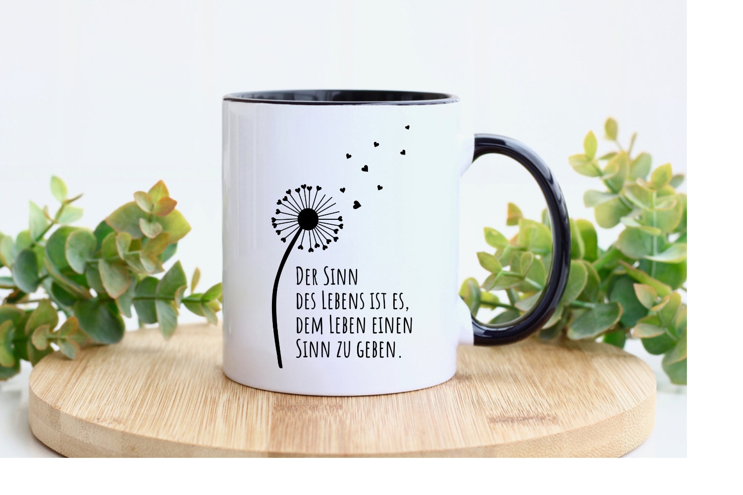 Pusteblume Herzen Plotter SVG Datei Der Sinn des Lebens Dem Leben einen