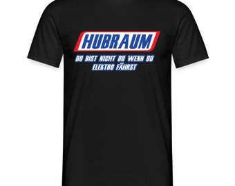 Mechaniker Shirt Hubraum du bist nicht du wenn du Elektro fährst T-Shirt