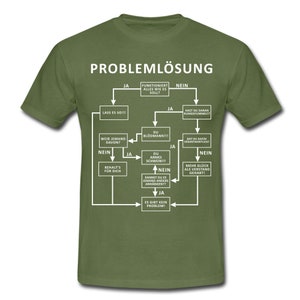 Problemlösung Logigram Shirt Witzig lustiges Geschenk T-Shirt Bild 5