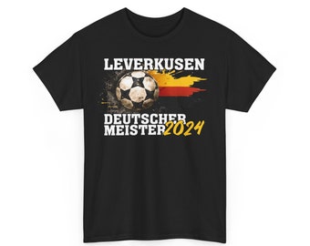 Fußball Verein Leverkusen Deutscher Meister 2024 Fan Heimat Westfalen T-Shirt