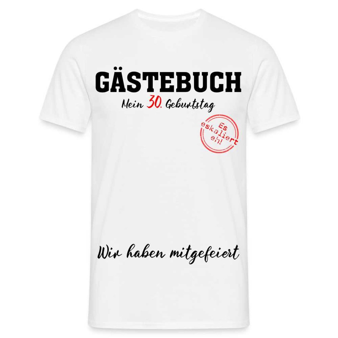 Santex Gästebuch Und Urne Set Zum 30. Geburtstag – In Weiß Und Gold, Gästebuch 24x24 Cm, Spardose 20x20x20 Cm