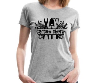 Gärtnerin Garten Chefin Frauen Premium T-Shirt