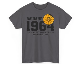 60. Geburtstag TÜV Baujahr 1964 Zustand entspricht Alter und Laufleistung Lustiges Geschenk Unisex T-Shirt