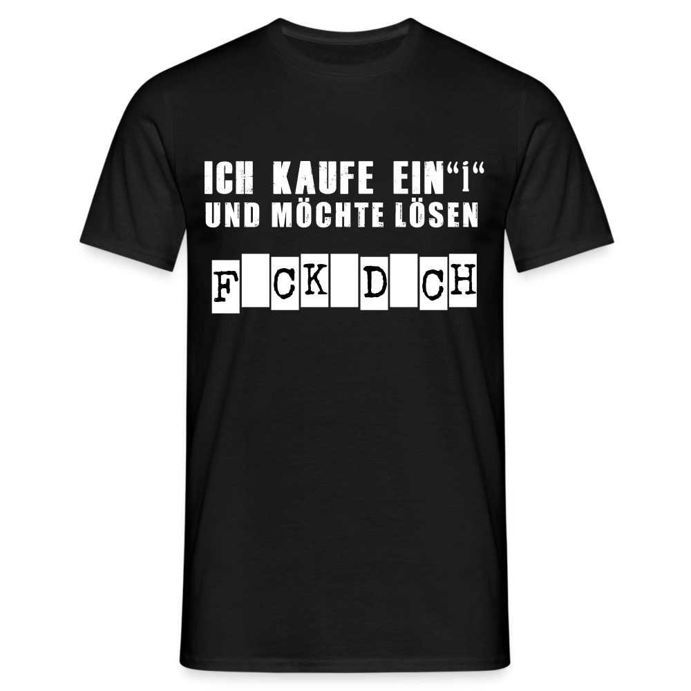 Ich kaufe ein „I“ und möchte lösen: F.ck D.ch Unisex-Langarmshirt 