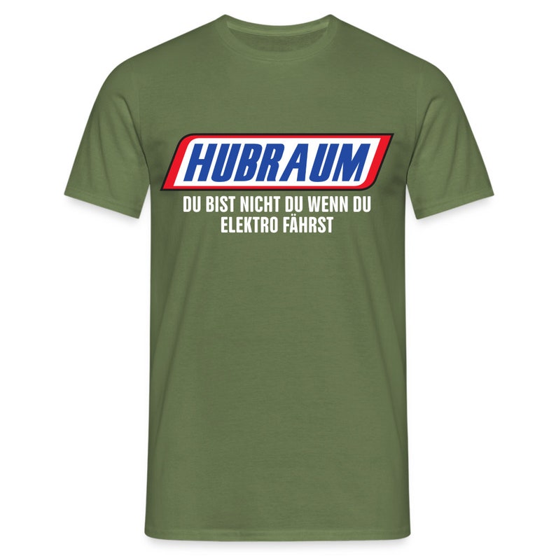 KFZ Mechaniker Mechatroniker Hubraum du bist nicht du wenn du Elektro fährst T-Shirt zdjęcie 3