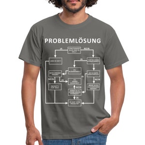 Problemlösung Logigram Shirt Witzig lustiges Geschenk T-Shirt Bild 4