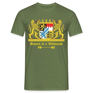Bayern Is A World Power - Bavaria Coat of Arms - T-Shirt