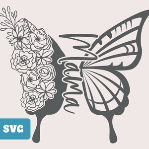 Mama Plotterdatei SVG ,Plotterdatei Geburstag ,Die Beste Mama SVG, Alles Liebe Muttertag,Mama Schmetterling svg, Muttertag Datei svg png