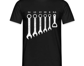 Mechaniker Mechatroniker Schraubenschlüssel Flaschenöffner T-Shirt