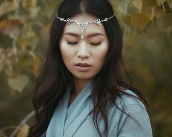 Flower Chic Metal Rhinestone Crystal Head Piece Chain Jewelry Headband Hair BaTC Flower Chic Metal Rhinestone Crystal Head Piece Chain Jewelry Headband Hair BaTC