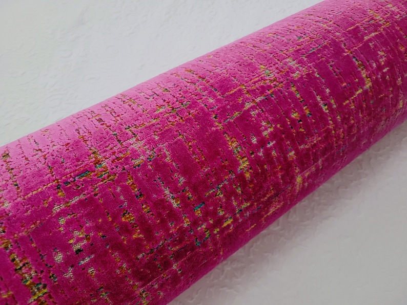 Fuchsia Pink Bolster Pillow With Foam Insert Etsy