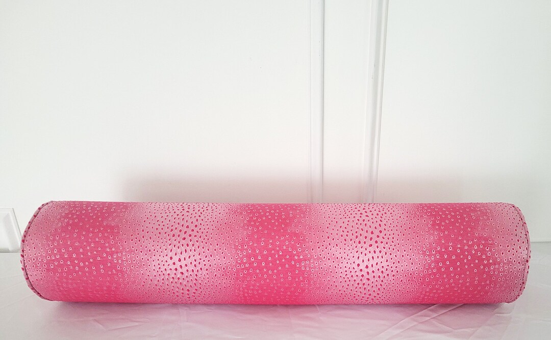 Fuchsia Pink Lizard Print Bolster Pillow Etsy