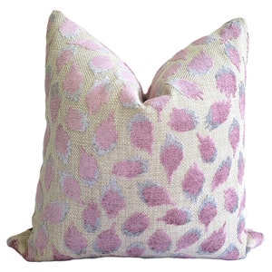 Purple/ Gray/ Beige Animal Print Pillow Cover