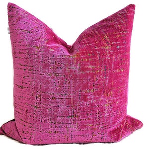 Fuchsia Pink Pillow Cover