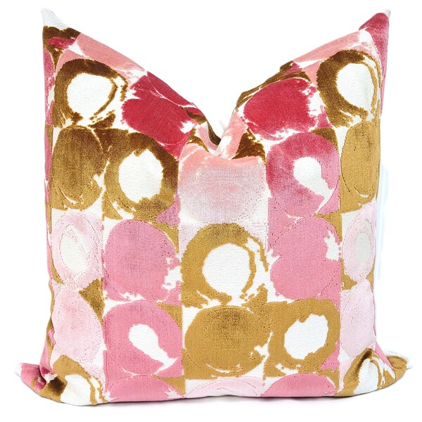 Pink Brown Pillow Covers Etsy