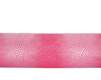 Fuchsia Pink Lizard Print Bolster Pillow