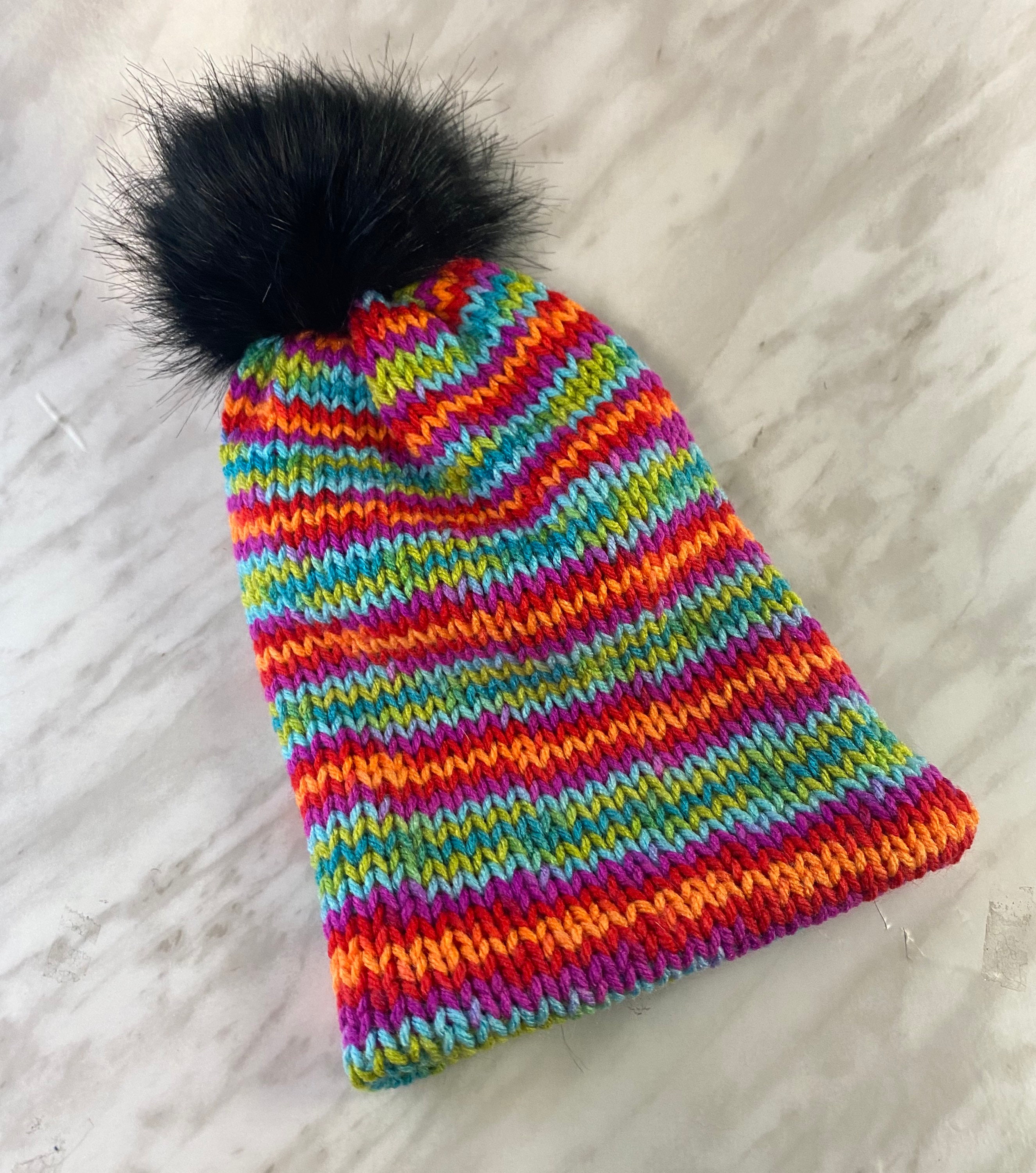 Striped Hats Adult Womens Winter Hat Mens Winter Hats Etsy UK