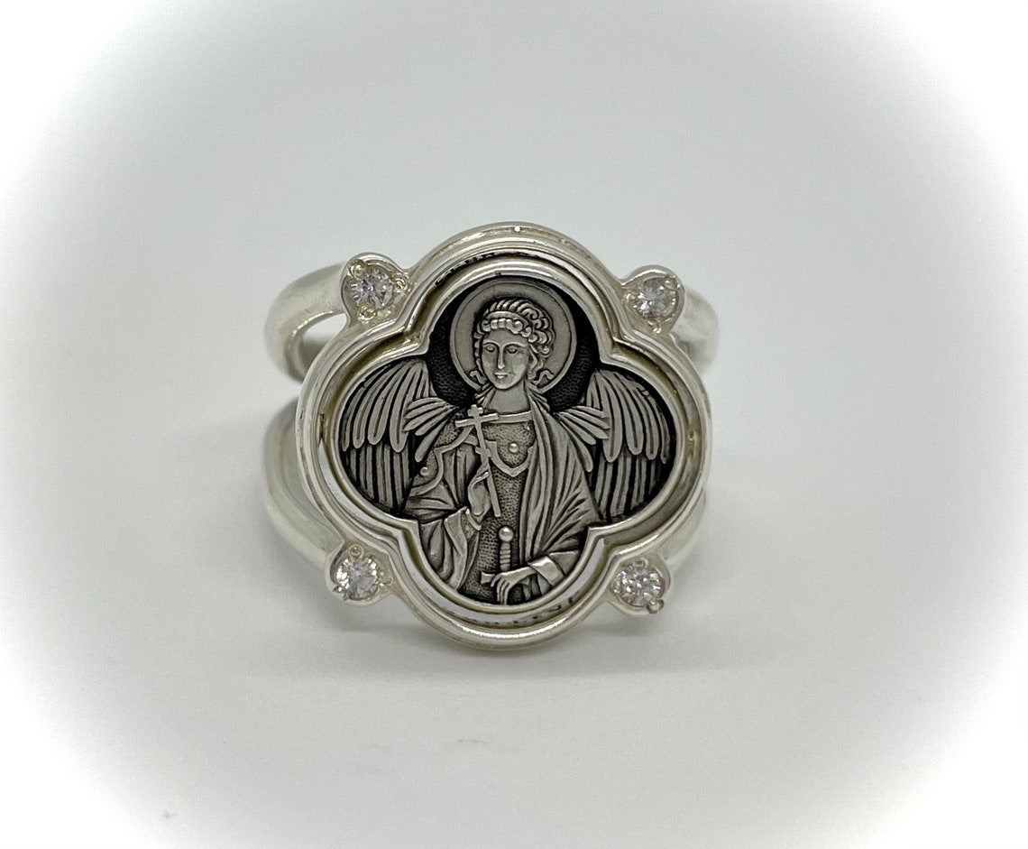 Orthodox ring Sterling Silver Etsy