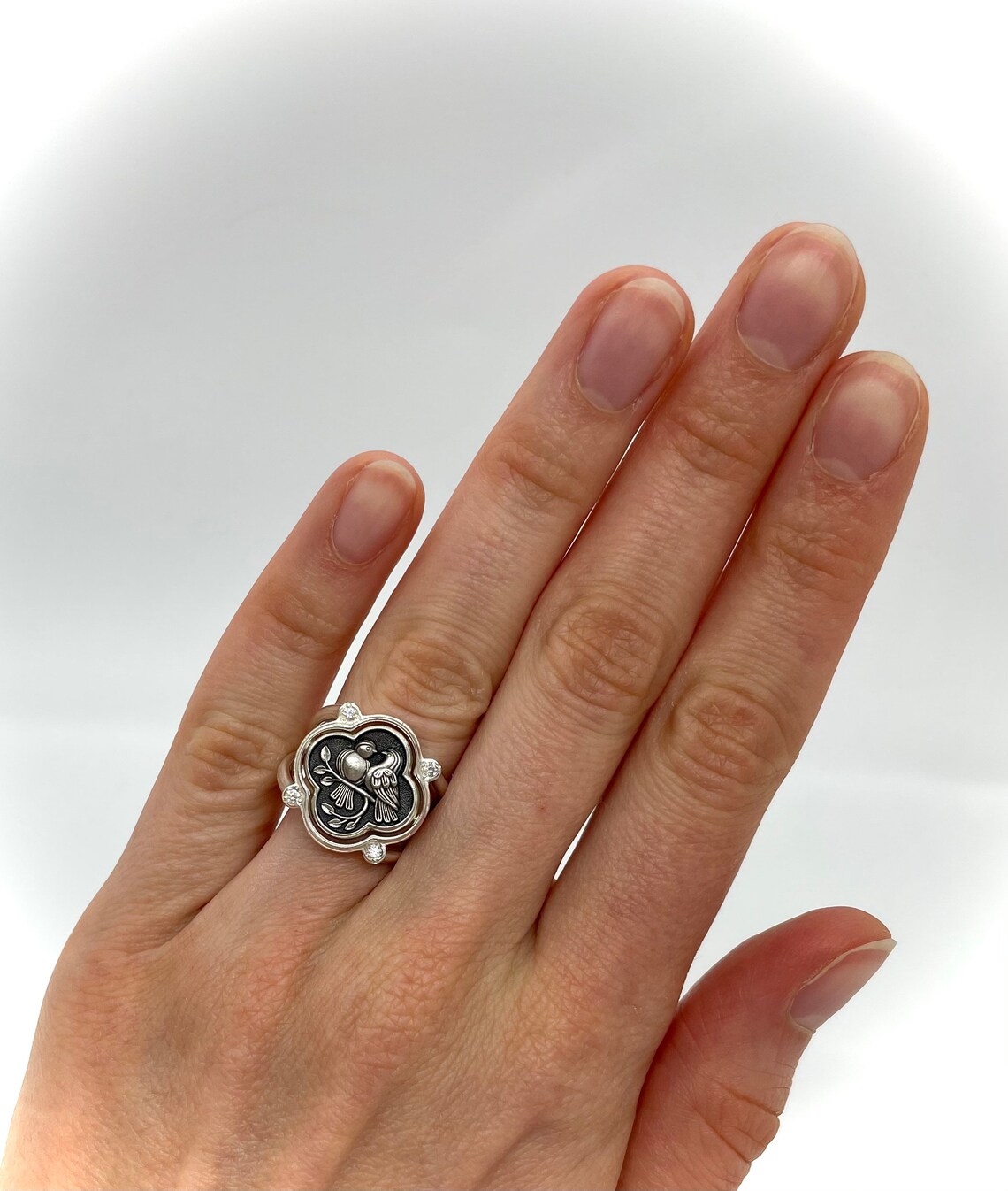 Orthodox ring Sterling Silver Etsy
