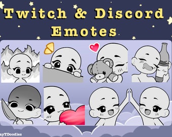 Podstawowy pakiet emotikon | Twórz własne emotikony | Twitch | Discord