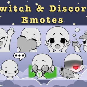 Emote Base Pack | Create your own emotes | Twitch | Discord