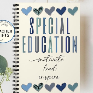 Special Education Notebook, Gift for Special Ed Teacher, Teacher Appreciation, Elementary School, Best gifts for SPED, Special Education