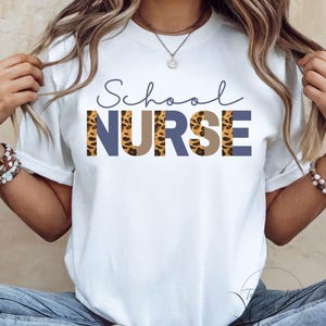School Nurse Shirt, Elementary School Nurse TShirt, Nurse Gift, High School Nurse shirt, School Nurse Gift, Matching Teacher Nurse Shirts