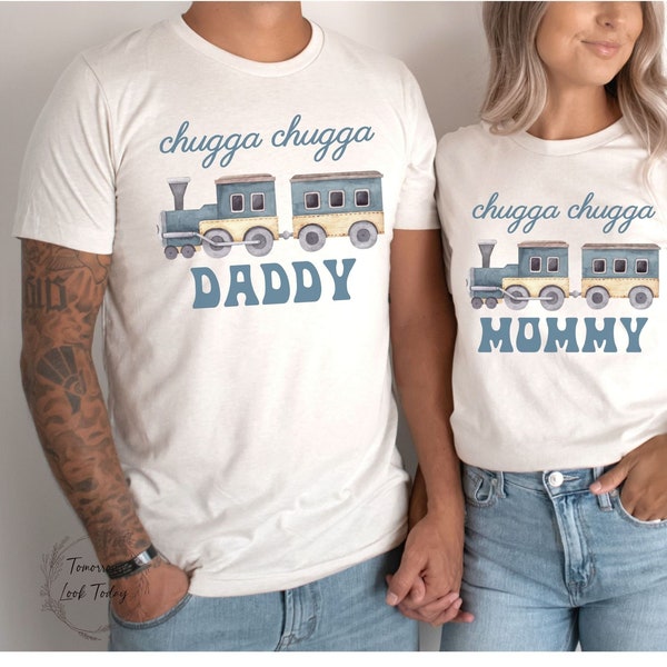 Train Birthday Shirt, Chugga Chugga Two Two Birthday Shirt, Choo Choo I'm 2 Birthday, 2nd Birthday Tee, Matching Family Mommy and Me Shirts