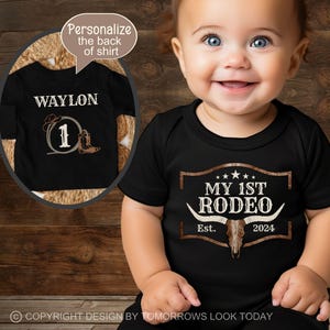 My First Rodeo Birthday Shirt, Custom 1st Rodeo Matching Family Shirts, Rodeo 1st Birthday, Rodeo Mama Birthday tees, Mommy and Me t-shirts