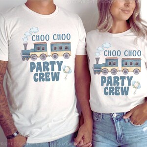 Train Birthday Shirt, Choo Choo I am 2 Birthday, Personalized Birthday Shirt, 2nd Birthday Tee, Choo Choo Matching Family Mommy and Me Shirt