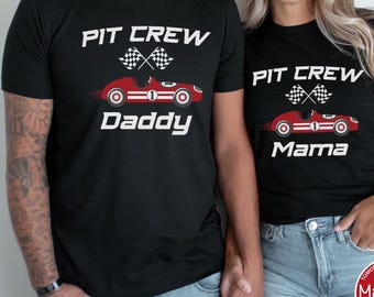 Fast One Matching Family Birthday Shirts, 1st Birthday Shirt, Race Car Birthday Party, Cars Birthday Outfit, Mommy and Me, Pit Crew Birthday