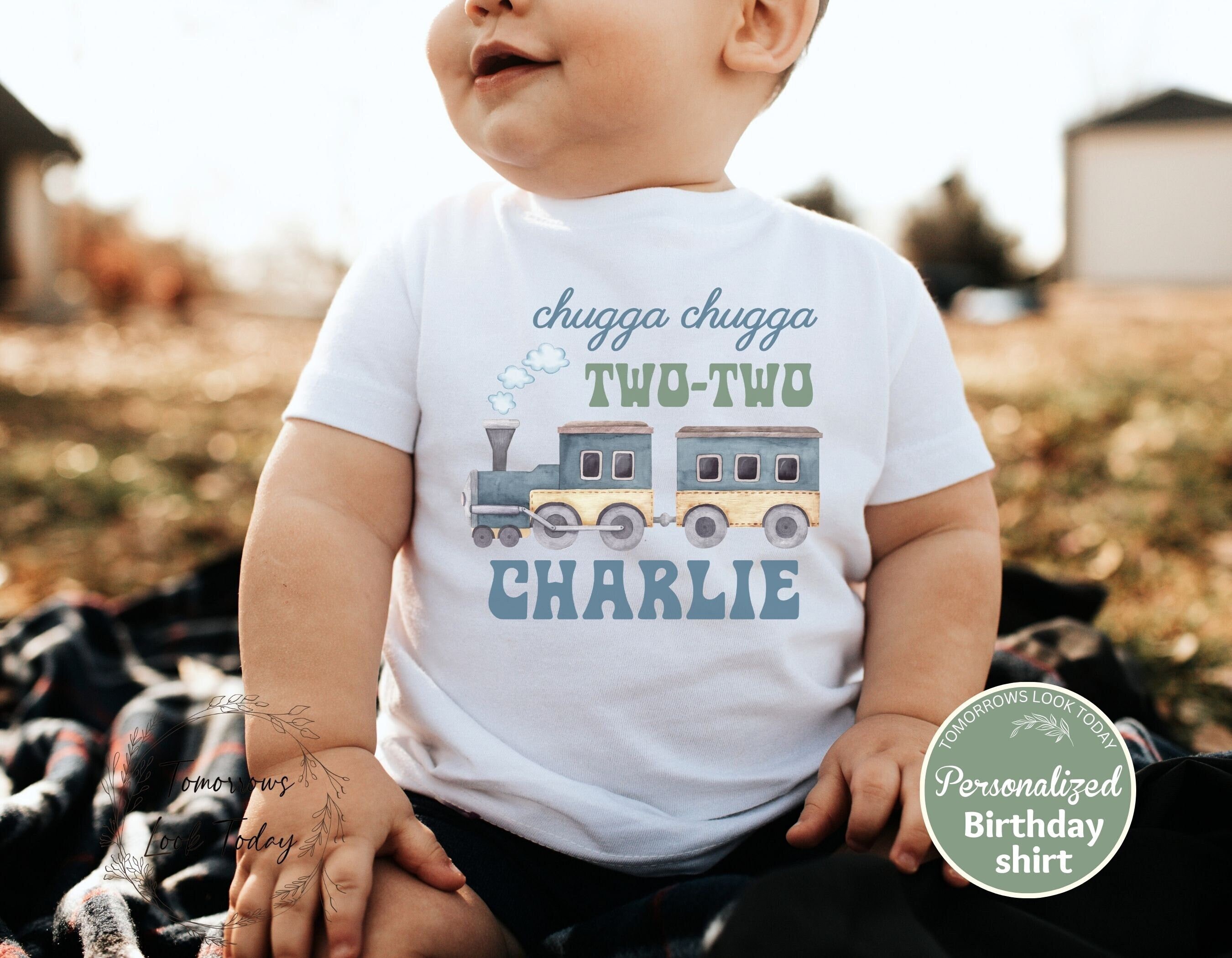 【haag】a birthday t-sh (2 COLORS) Chugga Two Two Shirt - Etsy