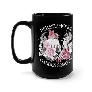 Persephone's Garden Sorority Mug, Persephone Mug, Lore Hades Olympus, Gift for Lovers, Greek Mythology mugs, Gift for Girlfriend Goddess Mug