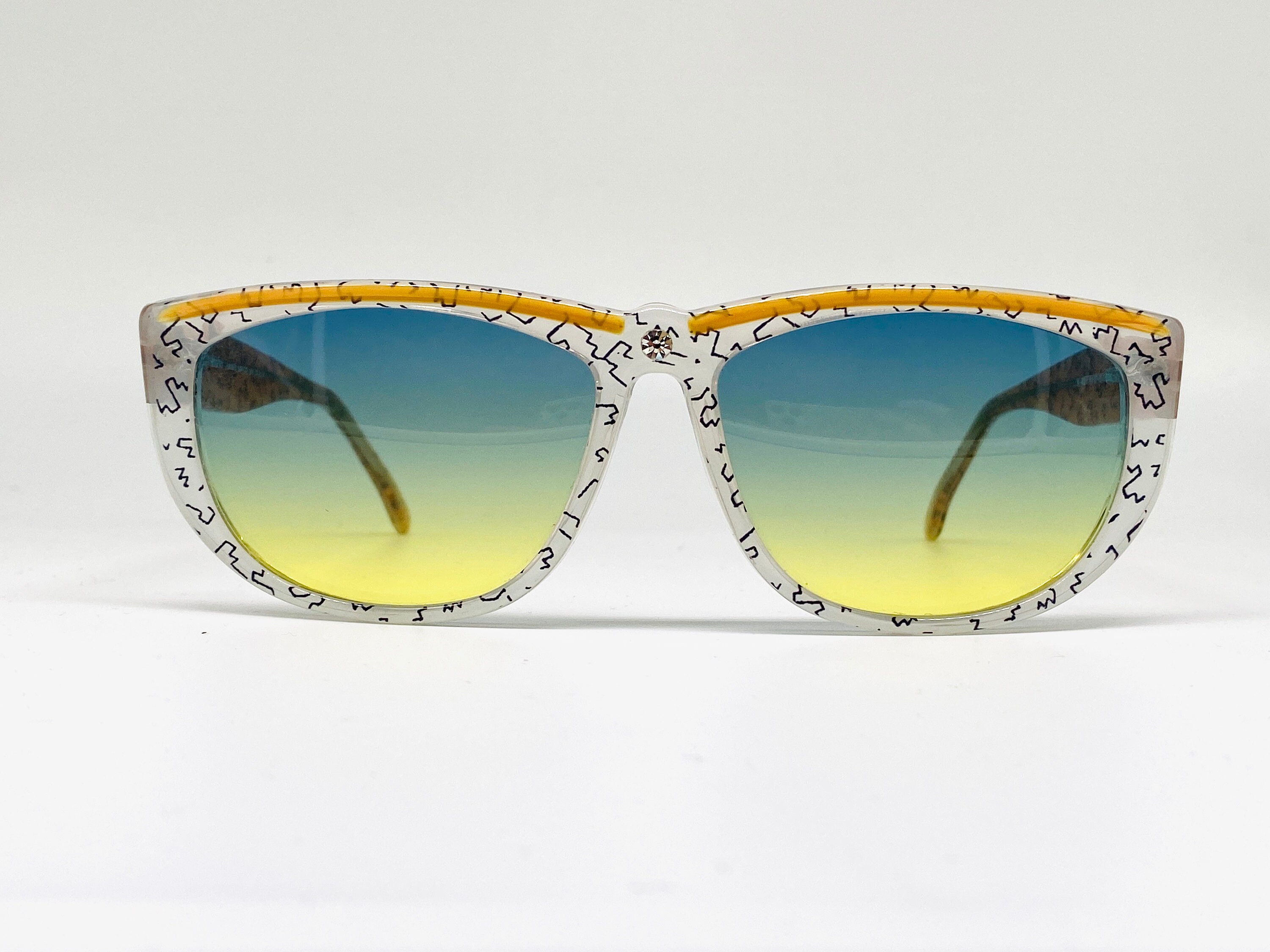 Christian Dior Sunglasses Optyl Lcm 2959 40 55-16 Gold Vintage 90s Tiger  Tortois