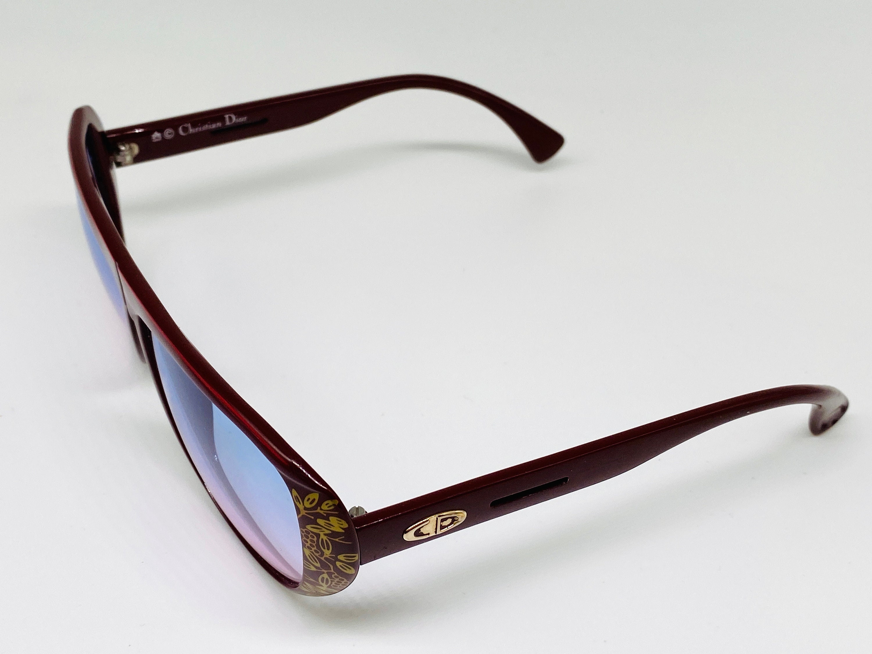 Christian Dior VINTAGE 70/80ER DESIGNER BRILLE Accessoires Lunettes Lunettes de vue Cadre sans lunettes 