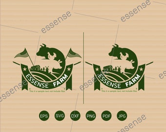 USA Farm logo svg,Farm svg,Farm svg files,Farmhouse svg,Farm animal svg,Farm life svg Cricut, Farm Cut Files For Silhouette,Dxf,Png,Eps,jpeg