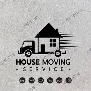 Logo firmy przeprowadzkowej Svg, Usługa przeprowadzkowa Svg, Przeprowadzki Svg, Pliki do cięcia firmy przeprowadzkowej, Pliki firmy przeprowadzkowej dla Cricut, Clipart, Svg Png Dxf Eps
