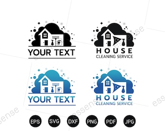 House cleaning logo Svg, Cleaning svg,Cleaning Service Logo Svg,Cleaning Cut Files, Files for Cricut,Cleaning logo svg,Cleaning service logo