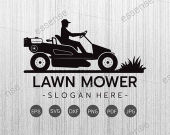 Gräsklipparservice SVG, Landskapsarkitektur Svg, Gräsklipparlogotyp, Gräsklipparfiler för Cricut, Klippfiler för Silhuett, Dxf, Png, Eps, Trädgårdsservice Svg