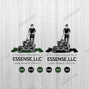 Lawn Mower Service SVG,Landscaping Svg,Lawn Mower Logo,Lawn Care svg  Files for Cricut,Cut Files For Silhouette,Dxf,Png,Garden Service Svg