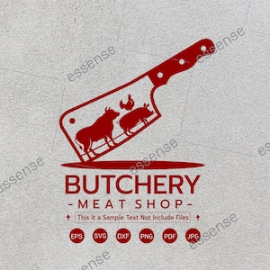 Butcher svg,Butcher Shop svg,Meat svg,Butcher shop silhouette svg,Butcher Knife Svg,Butcher svg cut file svg cricut,SVG, PNG, EPS, dxf, jpg