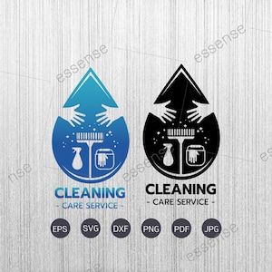 Cleaning Logo Svg, Cleaning Svg, Cleaning Services Svg, Cleaning Cut Files, Cleaning Files for Cricut, Cleaning Clipart, Png,Dxf,Eps,Pdf,Jpg