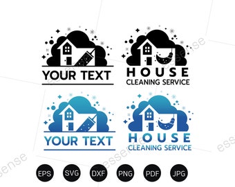 House cleaning logo Svg, Cleaning svg,Cleaning Service Logo Svg,Cleaning Cut Files, Files for Cricut,Cleaning logo svg,Cleaning service logo
