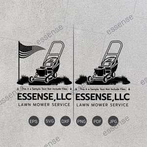 Lawn Mower Service SVG,Landscaping Svg,Lawn Mower Logo,Lawn Mower Files for Cricut,Cut Files For Silhouette,Dxf,Png,Eps,Garden Service Svg