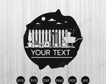 Garden svg, Gardening Svg, Gardner svg Design, Jardinería Svg files for cricut,Garden tools SVG, Gardening clip art and silhouette cut files