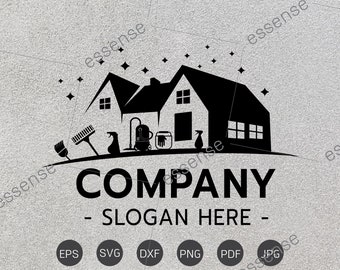 House cleaning logo Svg, Cleaning svg,Cleaning Service Logo Svg,Cleaning Cut Files, Files for Cricut,Cleaning logo svg,Cleaning service logo