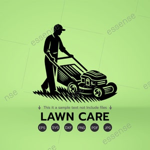 Lawn Mower Service SVG,Landscaping Svg,Lawn Mower Logo,Lawn Care Files for Cricut,Cut Files For Silhouette,Dxf,Png,Eps,Garden Service Svg
